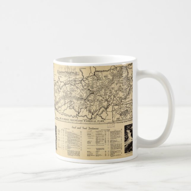 Great Smoky Mountains National Park (1940) Coffee Mug (Right)