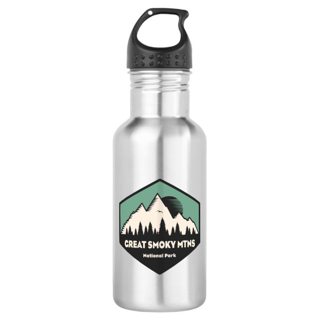 Great Smoky Mountains National Park 532 Ml Water Bottle (Front)
