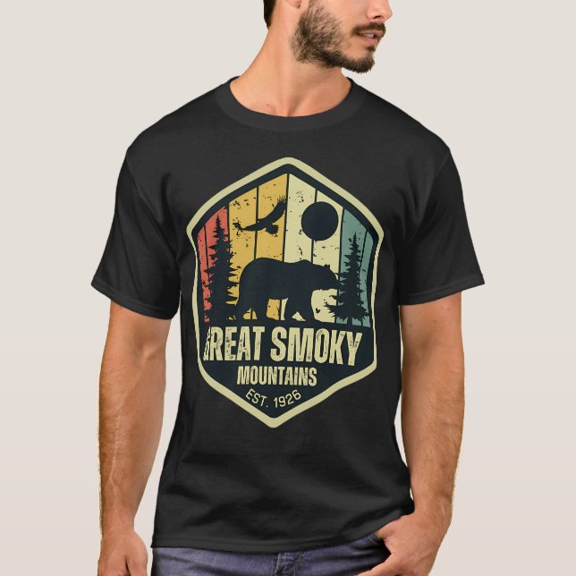 Great Smoky Mountains National Park Active T-Shirt (Front)