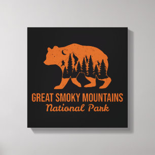 GREAT SMOKY MOUNTAINS NATIONAL PARK CANVAS PRINT