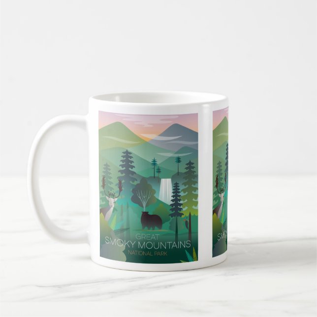 Great Smoky Mountains National Park Coffee Mug (Left)