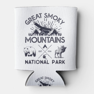 Great Smoky Mountains National Park Hiking Souveni Can Cooler