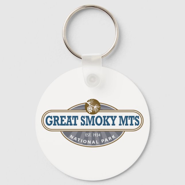 Great Smoky Mountains National Park Keychain (Front)