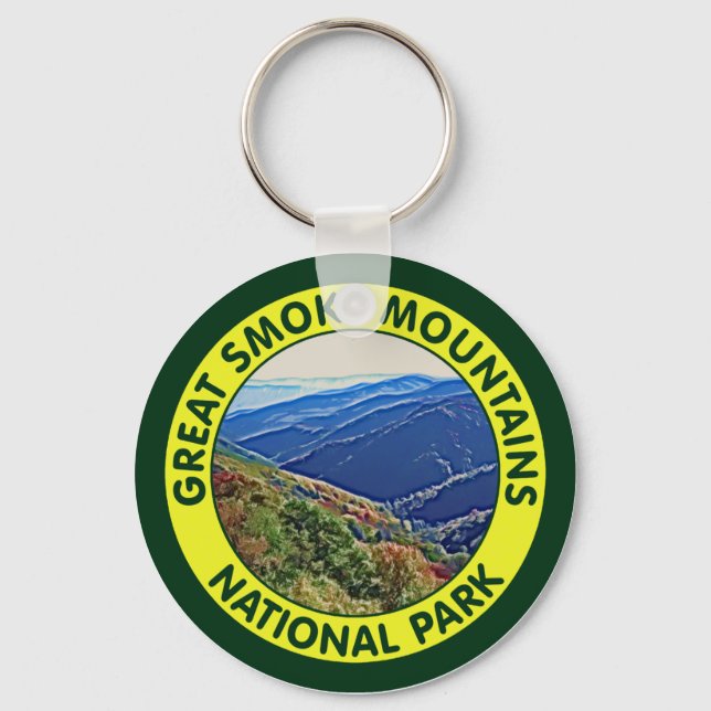 Great Smoky Mountains National Park Keychain (Front)