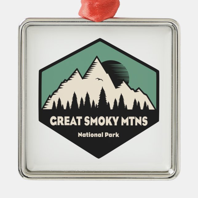 Great Smoky Mountains National Park Metal Ornament (Front)