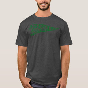 Great Smoky Mountains National Park Pennant Green T-Shirt