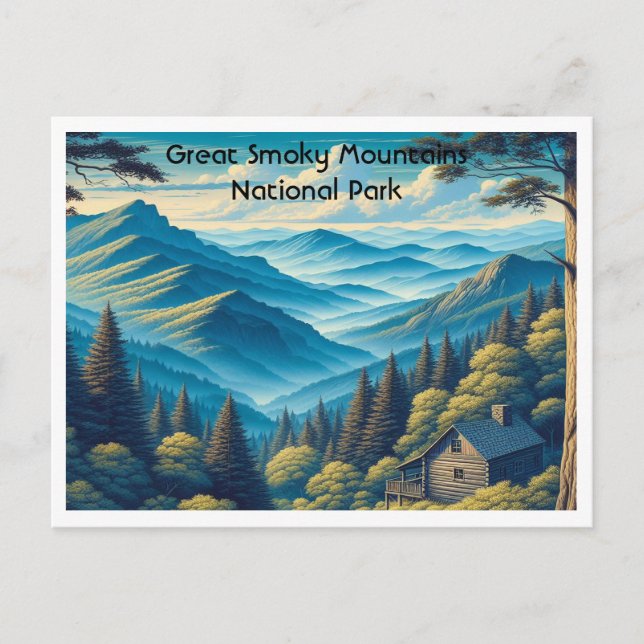 Great Smoky Mountains National Park Postcard (Front)