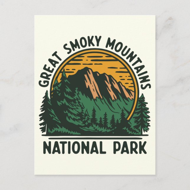 Great Smoky Mountains National Park Postcard (Front)