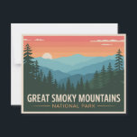 Great Smoky Mountains National Park Postcard Retro<br><div class="desc">Great Smoky Mountains National Park Postcards Retro</div>