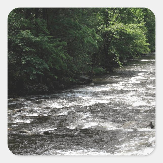 Great Smoky Mountains National Park Square Sticker (Front)