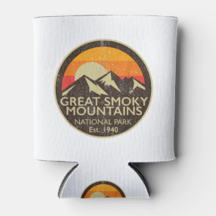 Great Smoky Mountains National Park T Shirt Hiking Can Cooler