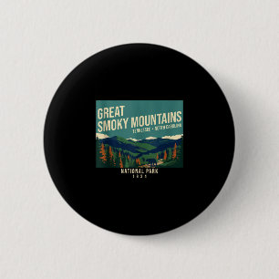 Great smoky mountains national park tennessee 2 inch round button