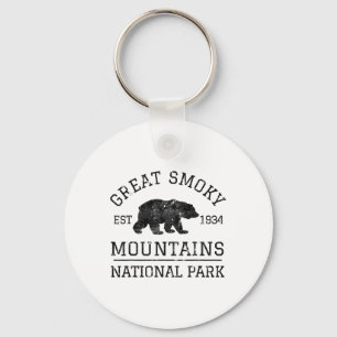 Great Smoky Mountains National Park Tennessee Bear Keychain