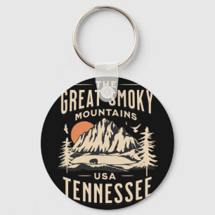 Great Smoky Mountains National Park Tennessee Hike Keychain