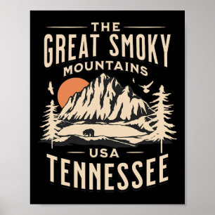 Great Smoky Mountains National Park Tennessee Hike Poster