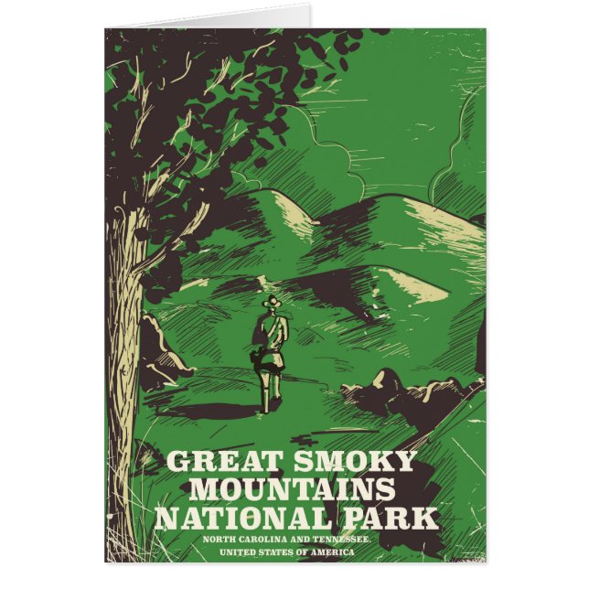 Great Smoky Mountains National Park travel poster (Front)
