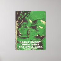 Great Smoky Mountains National Park travel poster