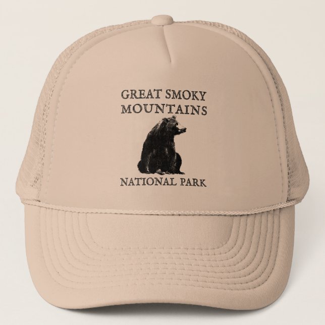 Great Smoky Mountains National Park Trucker Hat (Front)
