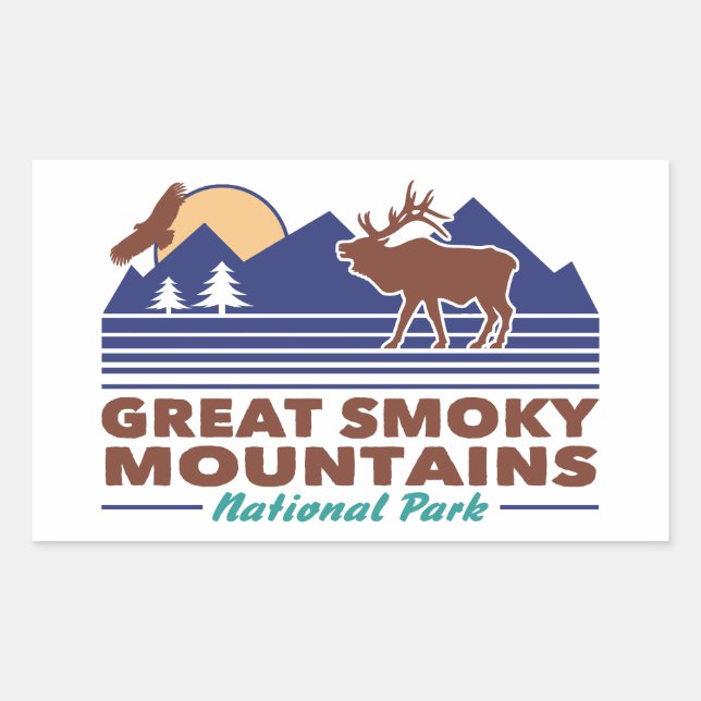Great Smoky Mountains Sticker (Front)