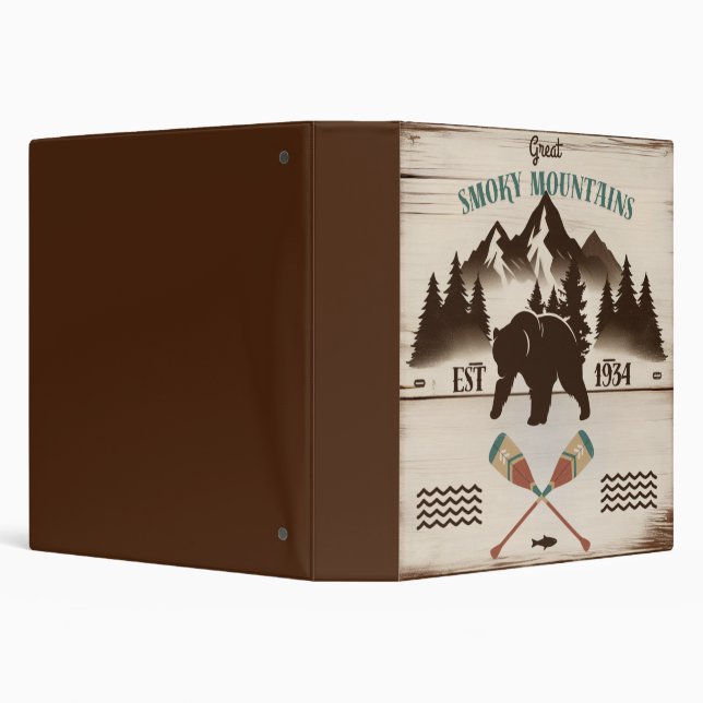 Great Smoky Mountains, TN bear Binder (Background)