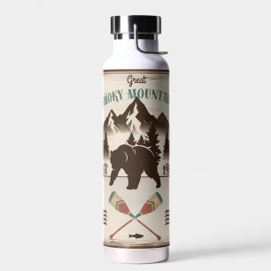 Great Smoky Mountains, TN bear Water Bottle