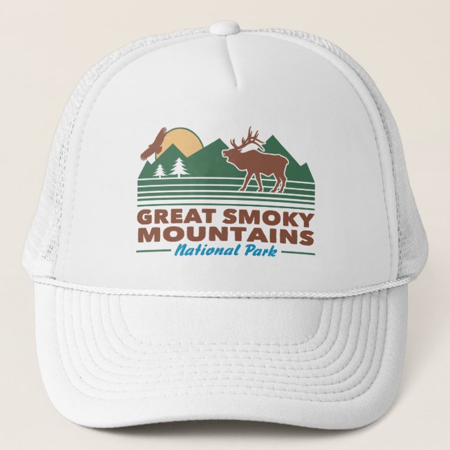 Great Smoky Mountains Trucker Hat (Front)