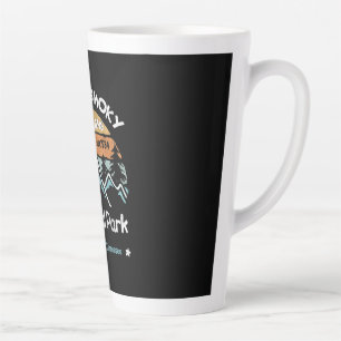 Great Smoky Mountains US National Park Camping Latte Mug