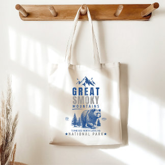 Great Smoky Mountains Vintage Bear – Souvenirs Tote Bag