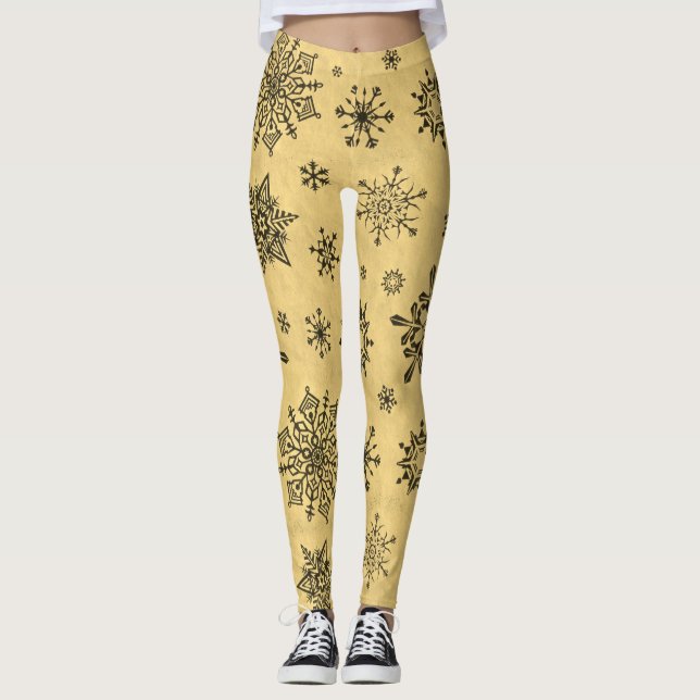 Great Snowflake Leggings! Leggings (Front)