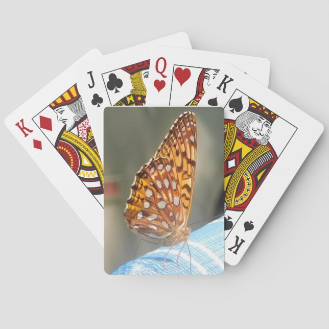 Great Spangled Fritillary Butterfly Cards (Back)