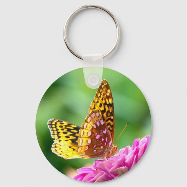 Great Spangled Fritillary Keychain (Front)