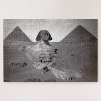 Great Sphinx & Giza Pyramids Necropolis Egypt Jigsaw Puzzle