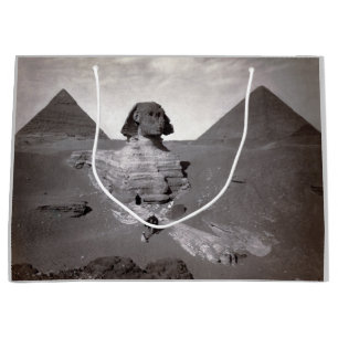 Great Sphinx & Giza Pyramids Necropolis Egypt Large Gift Bag