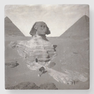 Great Sphinx & Giza Pyramids Necropolis Egypt Stone Coaster
