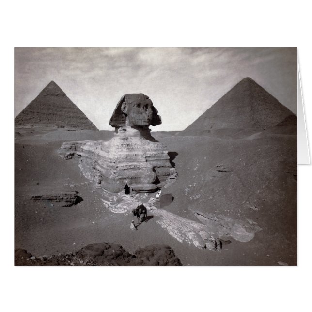 Great Sphinx & Gizeh Pyramides Necropolis Egypte (Devant horizontal)