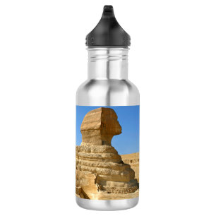 Great Sphinx of Giza with Khafre pyramid - Egypt 532 Ml Water Bottle