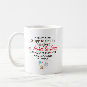 Great Supply Chain Analyst Personalized Name Gift Coffee Mug