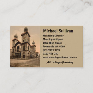Great Synagogue of Turin, Piedmont, Italy Business Card