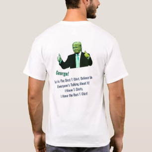 Great T-Shirt! Funny Donald Trump Photo Name T-Shirt