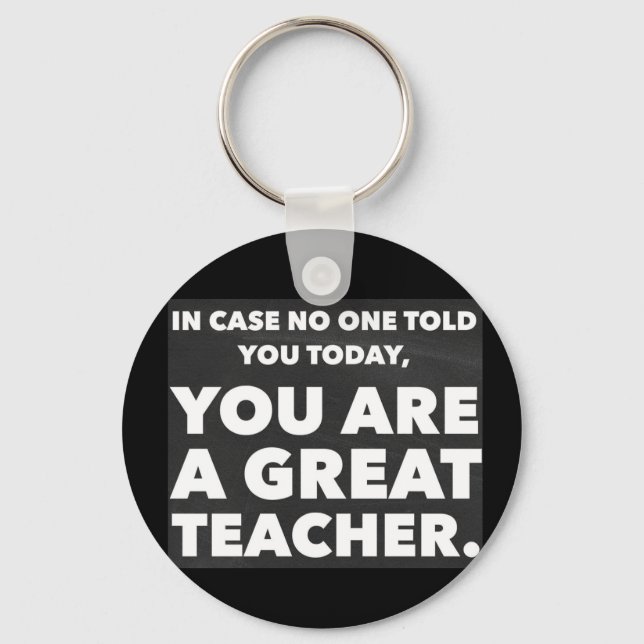 Great teacher keychain (Front)