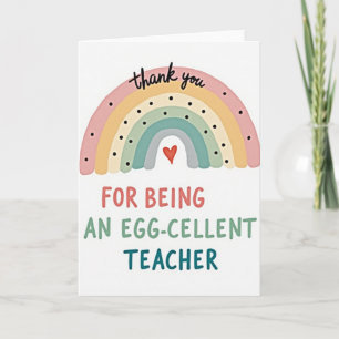 Great Teacher Thank You Card