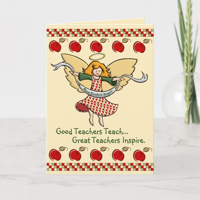 Great Teachers Inspire Holiday Card (Front)