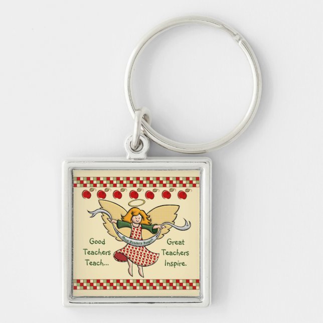 Great Teachers Inspire Keychain (Front)
