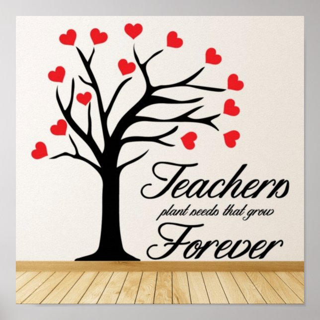 Great Teachers Plant Seed Poster (Front)