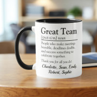 Great Team – Personalized Coworker Appreciation