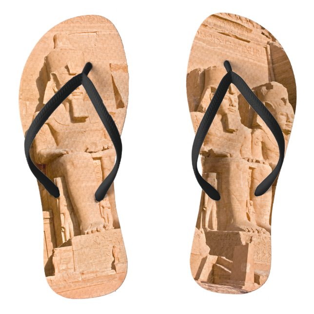 Great Temple of Abu Simbel - Ramses II - Egypt Flip Flops (Footbed)