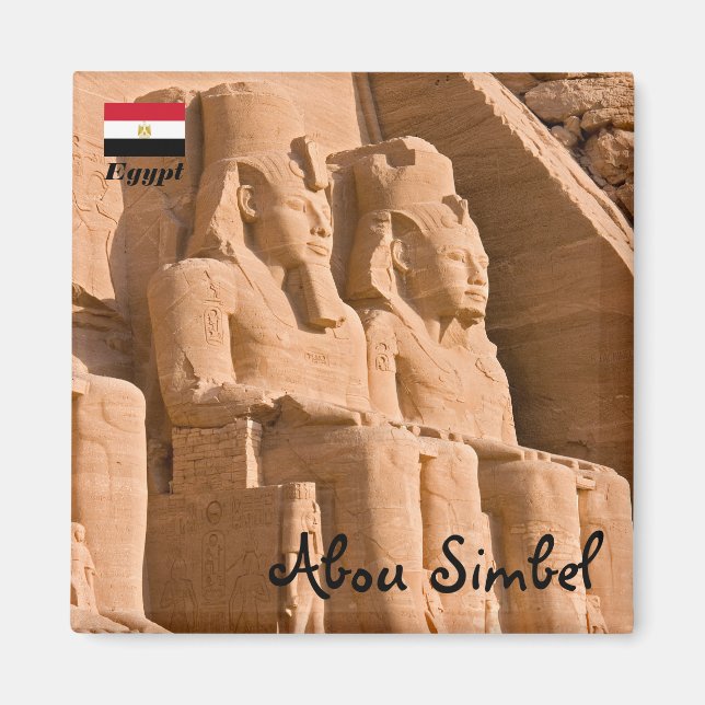 Great Temple of Abu Simbel - Ramses II - Egypt Magnet (Front)