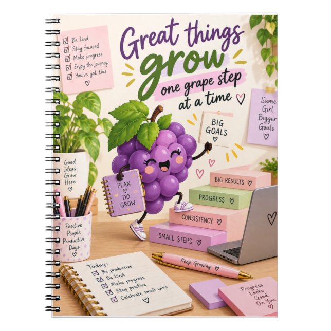 Great Things Grow Notebook (Front)