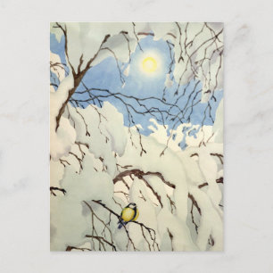 Great Tit - Theodor Severin Kittelsen Postcard