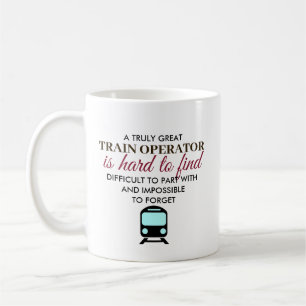 Great Train Operator Personalized Name Gift Coffee Mug